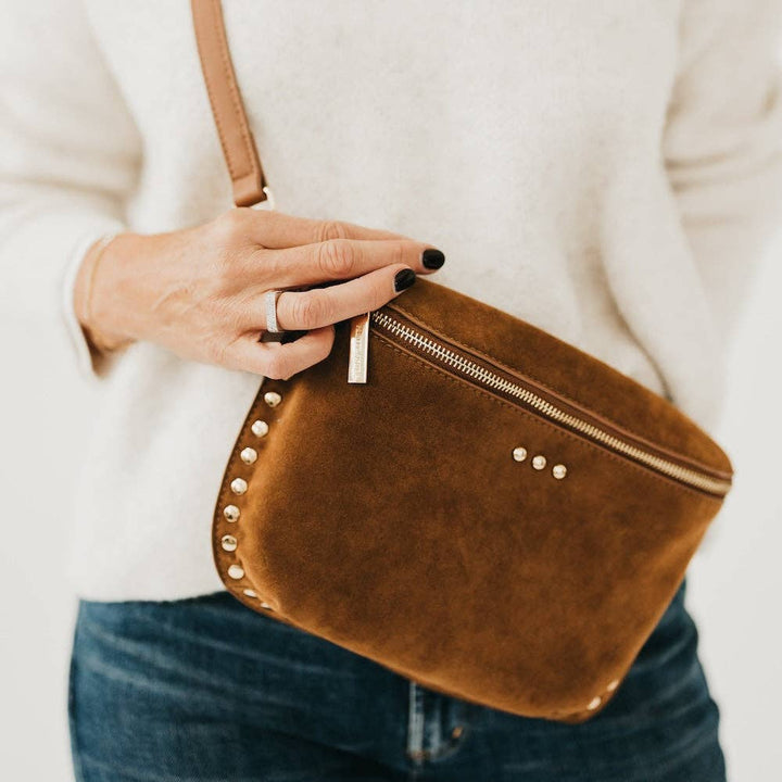 Bum Bag-Sabrina Studded Suede