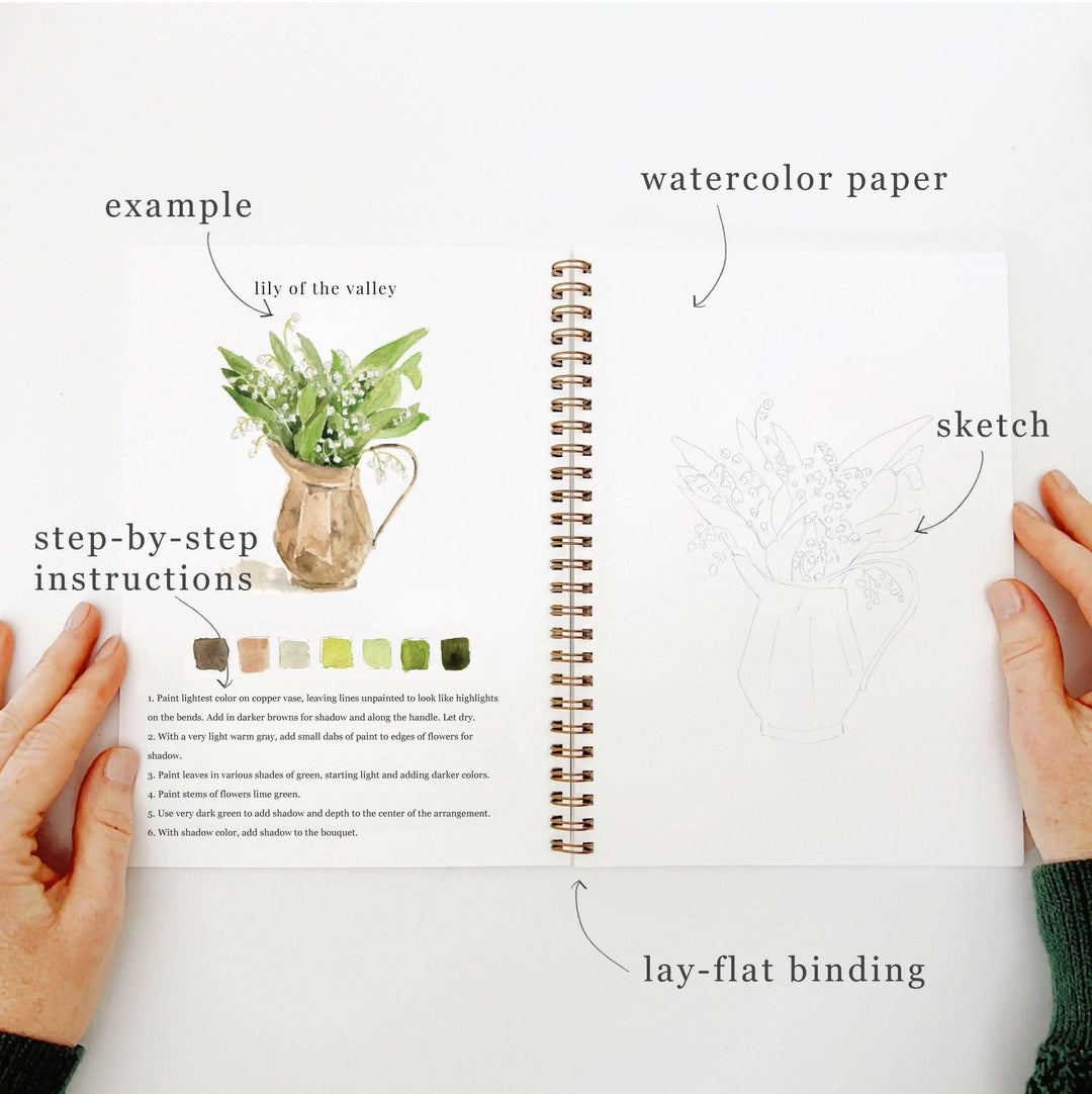 Watercolor Workbook-Bouquets