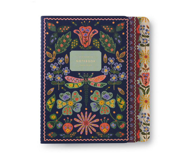Assorted Set of 3 Notebooks- Posy