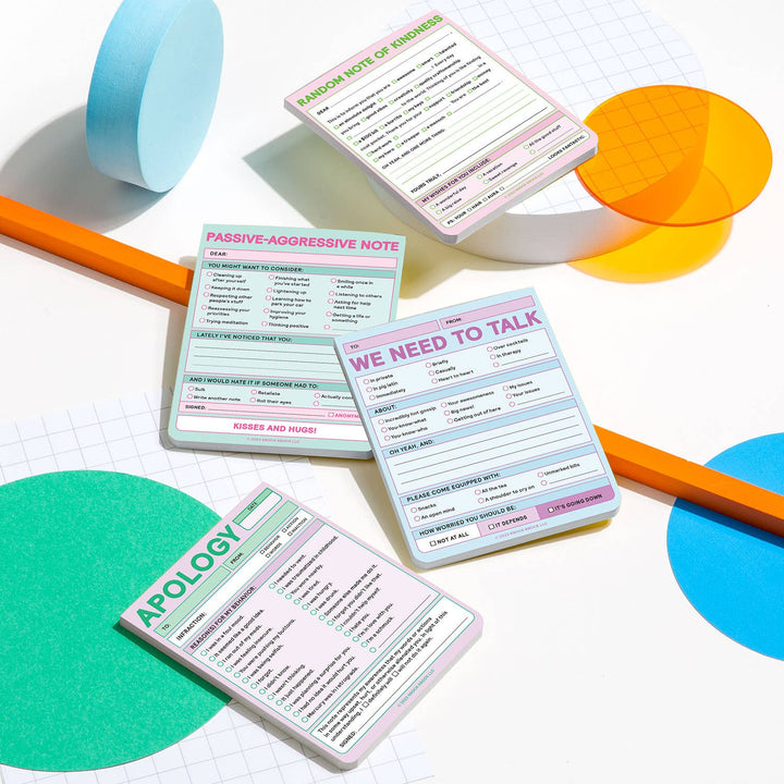 Nifty Note Pad-Random Note of Kindness (Pastel Version)