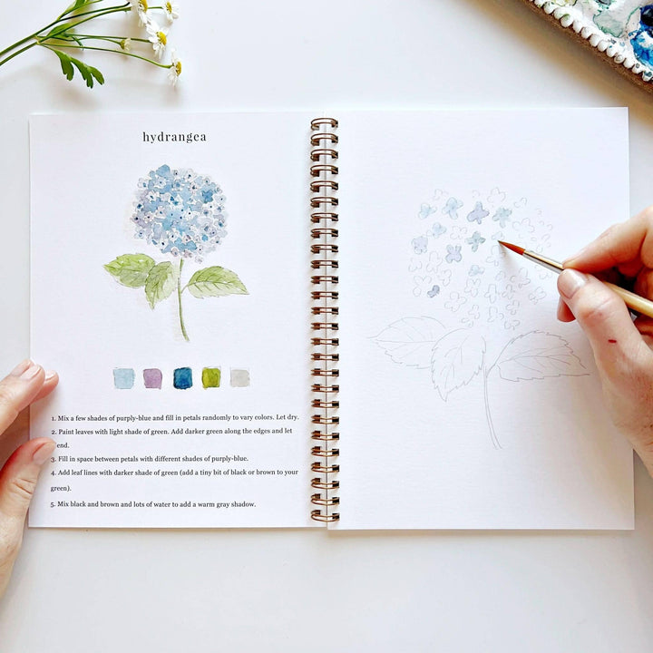 Watercolor Workbook-Flowers