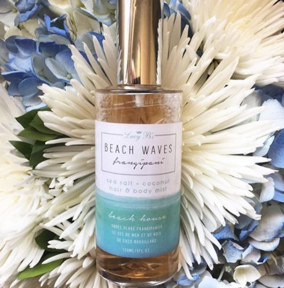 Frangipani Sea Salt Beach Waves Hair & Body Mist