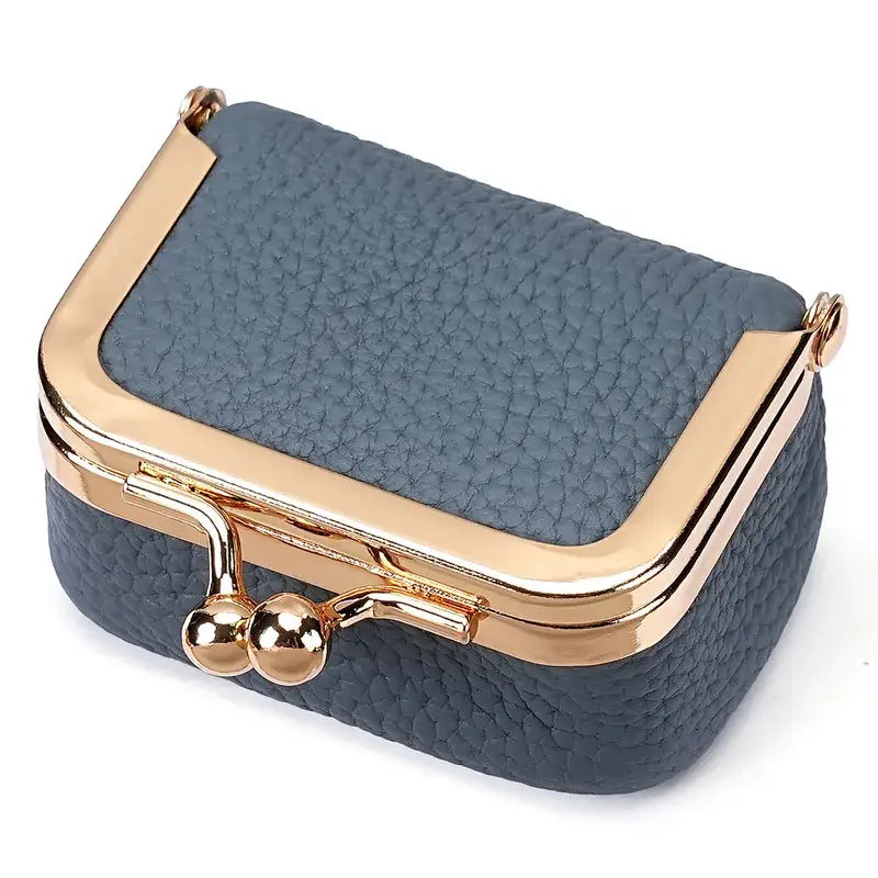 Mini Jewelry or Coin Purse Genuine Leather Many Colors