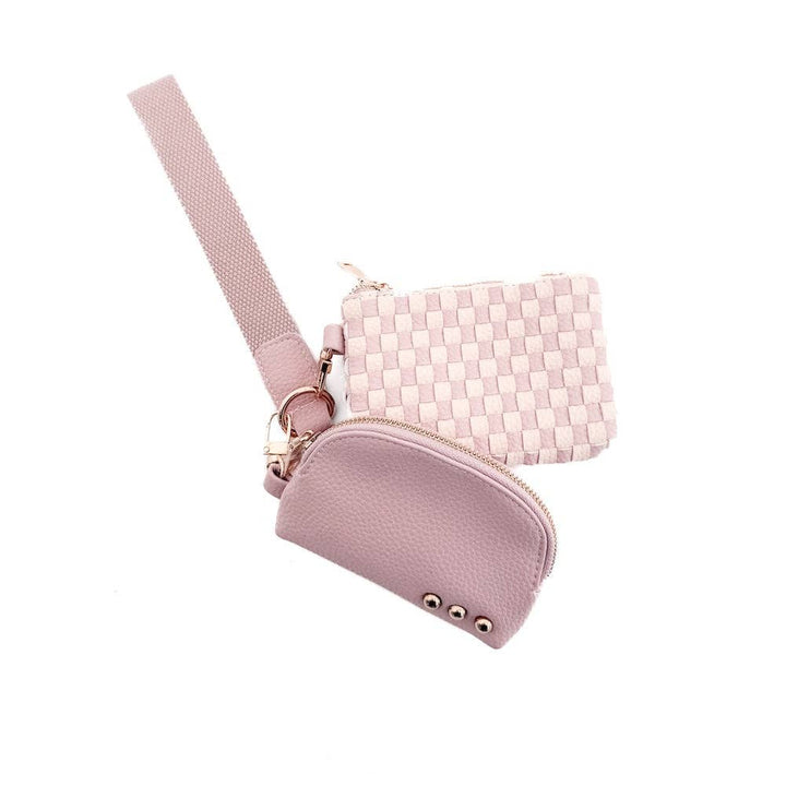 Wristlet-Wonderlust Woven Dual Pouch