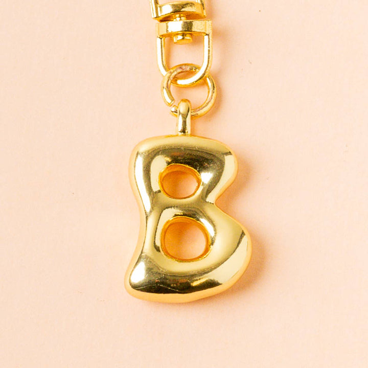 Bubble Letter Keychain Bag Charm–B