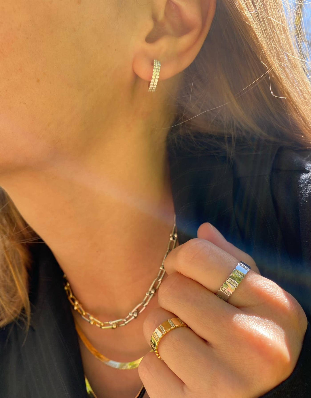 Huggies-Evil Twin Sterling Silver