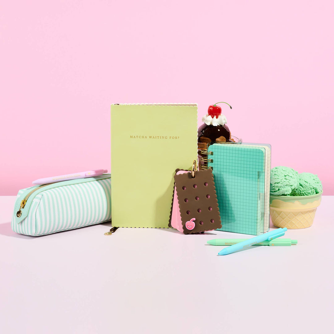 Pencil Pouch-Mint Chip Milkshake