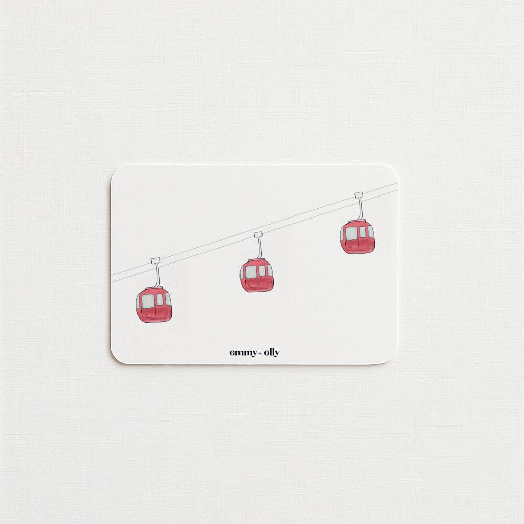 Notecard Set - Set of 10-Ski Stationery