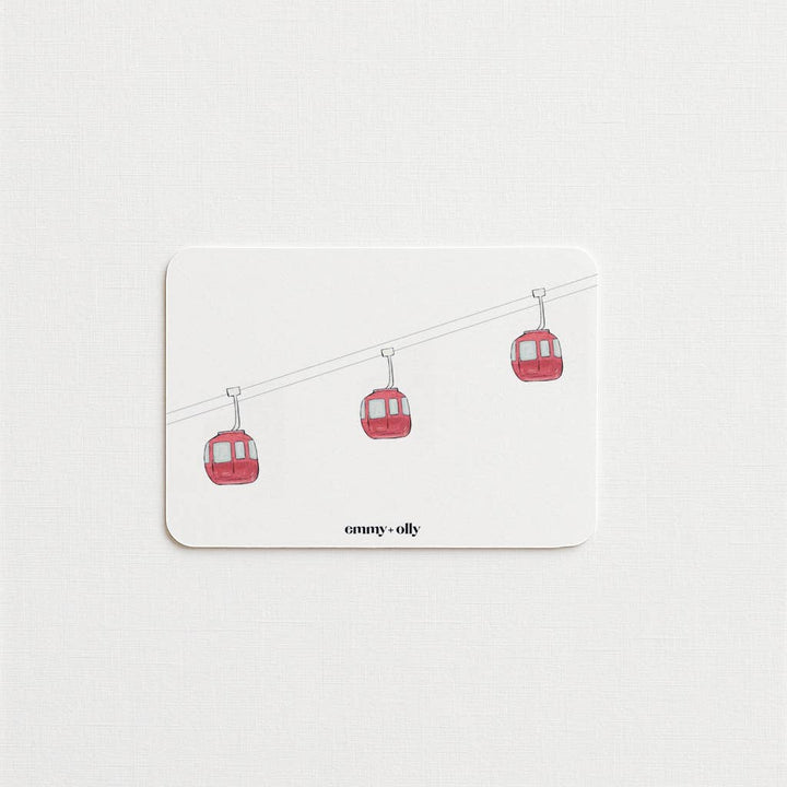 Notecard Set - Set of 10-Ski Stationery