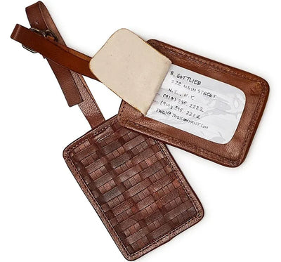 Leather Luggage Tag