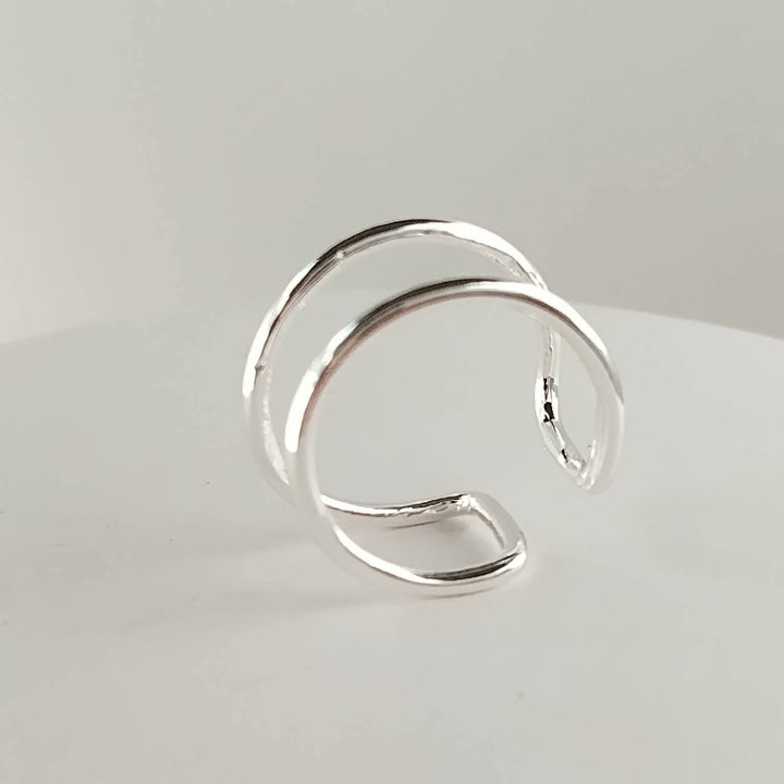 Double Band Ring: Silver