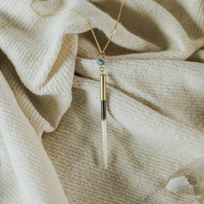 Quill + Turquoise Necklace