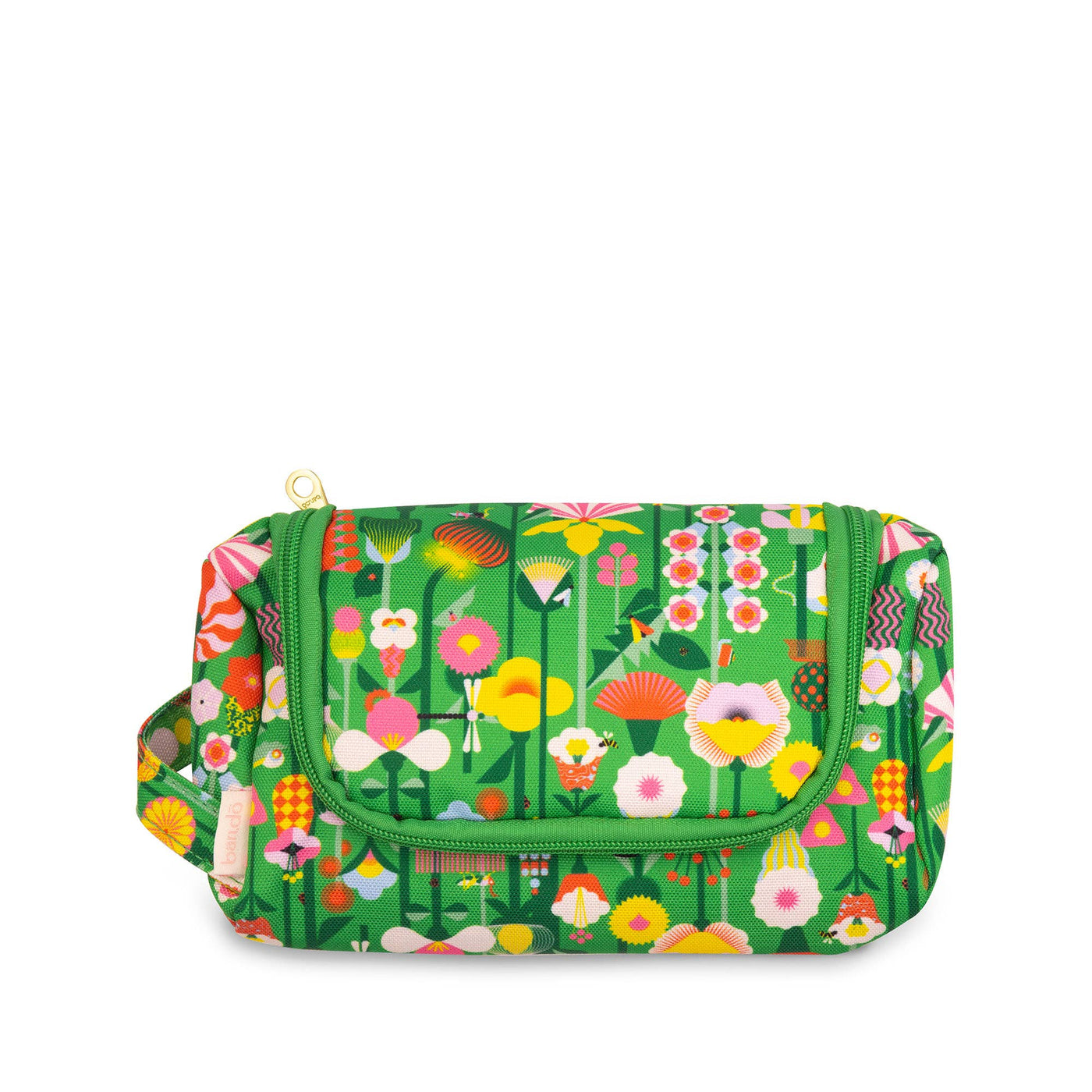 On the Go Pouch, Geometric Flowers
