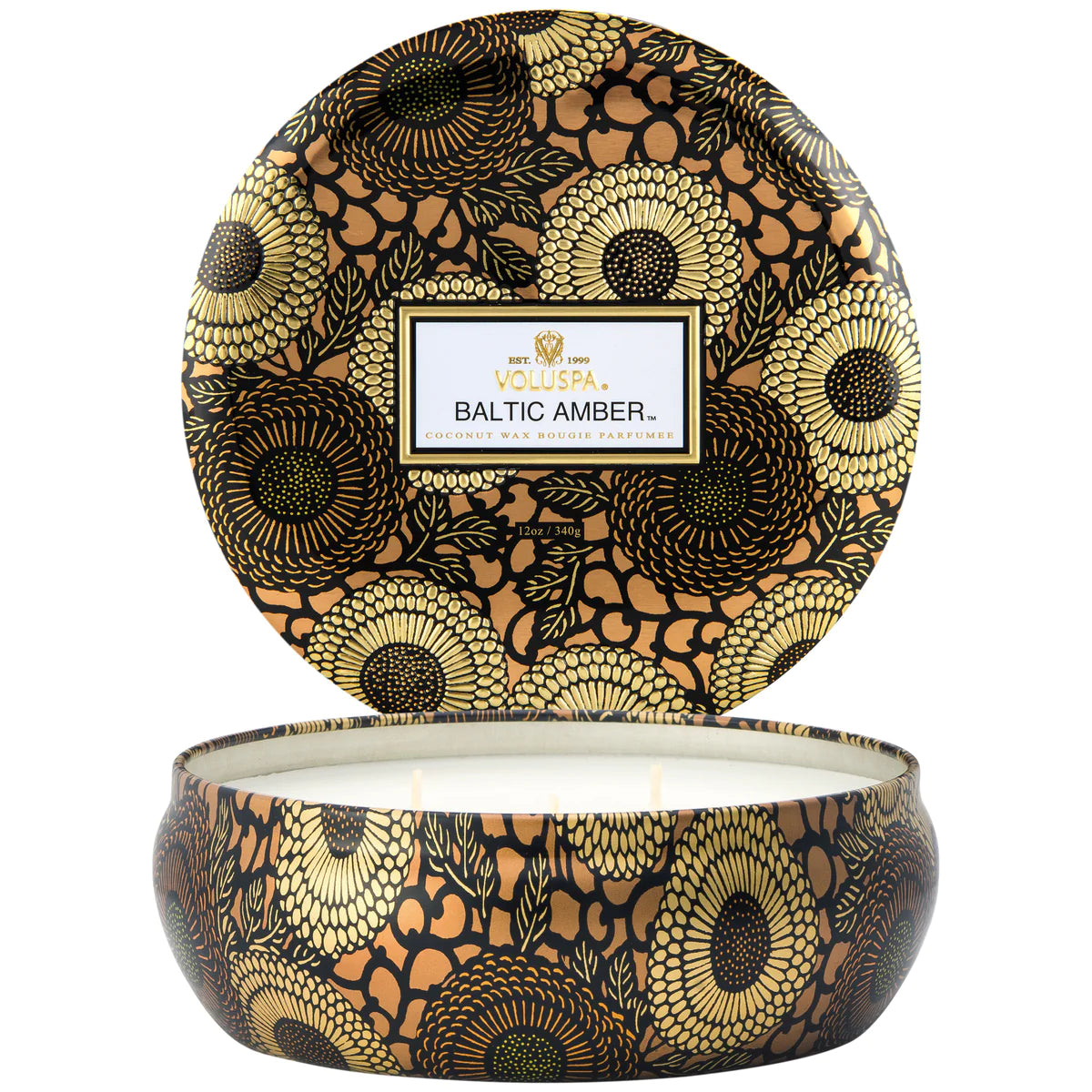 Japonica 3 Wick Tin Candle 12oz