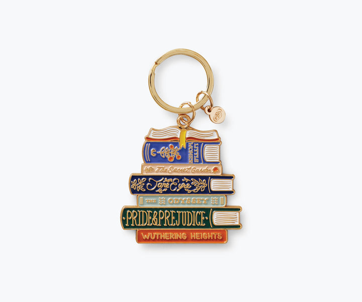Enamel Keychain-Book Club