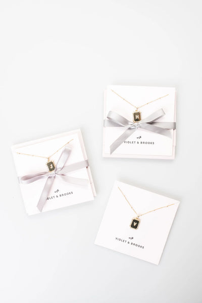 Clara Initial Letter Necklace