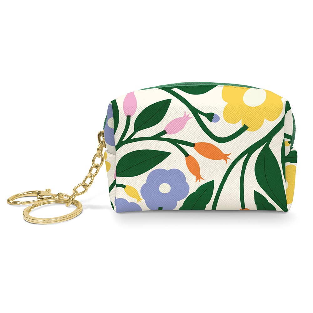 Key Chain Pouch-Floral Bliss