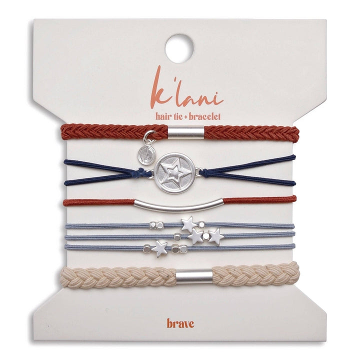 Hair Tie Bracelets-Brave