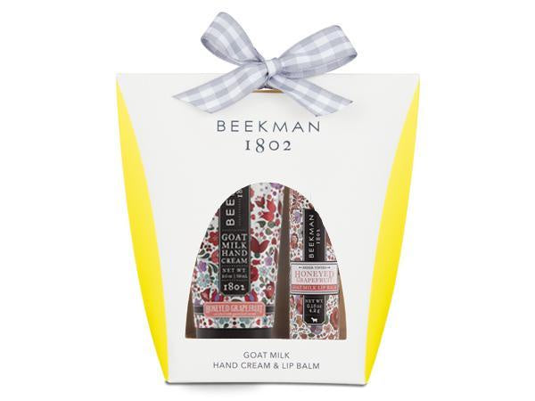 Beekman Hand Cream & Lip Balm Set