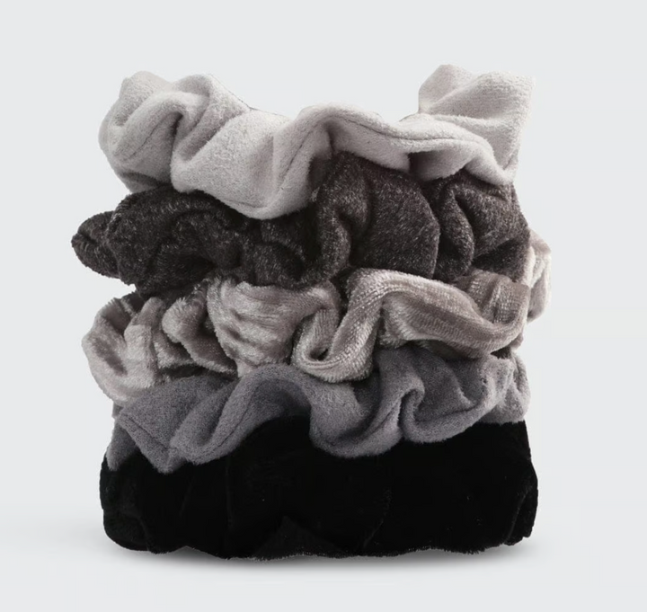 Velvet Scrunchies Set of 4