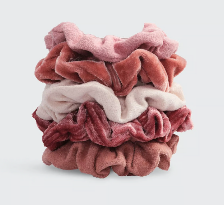 Velvet Scrunchies Set of 4
