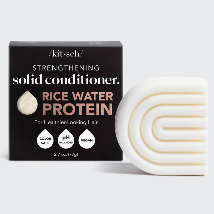 Solid Conditioner Bar-Rice Water Protein Conditioner Bar for Hair Growth