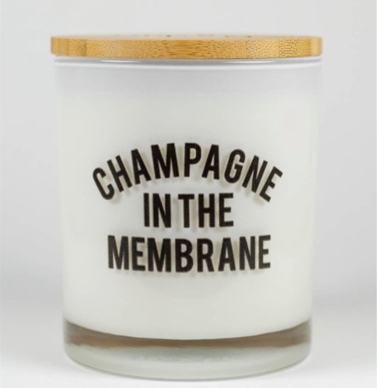 Candle-Champagne in the Membrane