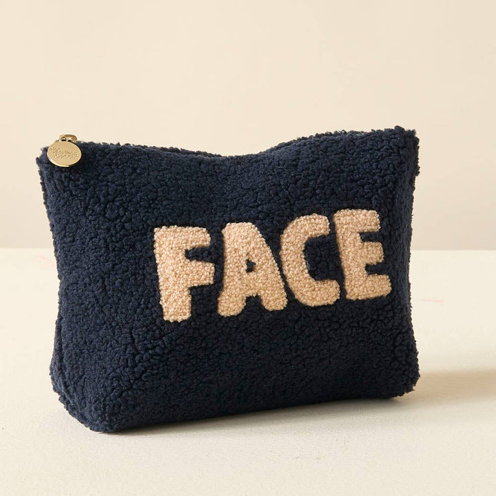Teddy Pouch-Navy Face