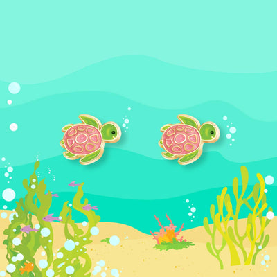 Turtle-y Awesome Cutie Stud Earrings