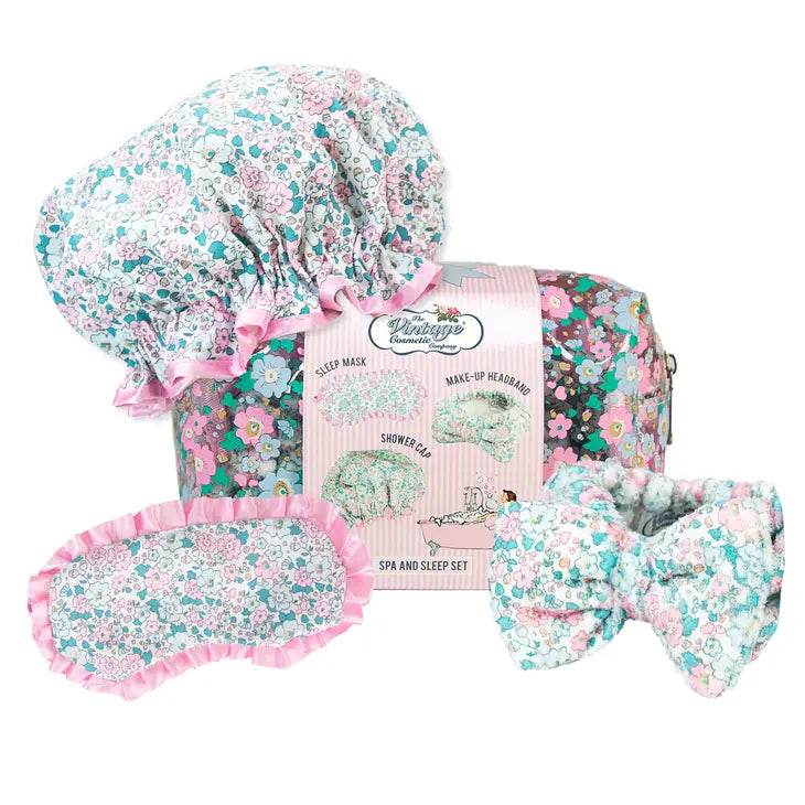 Spa & Sleep Set in Floral Print