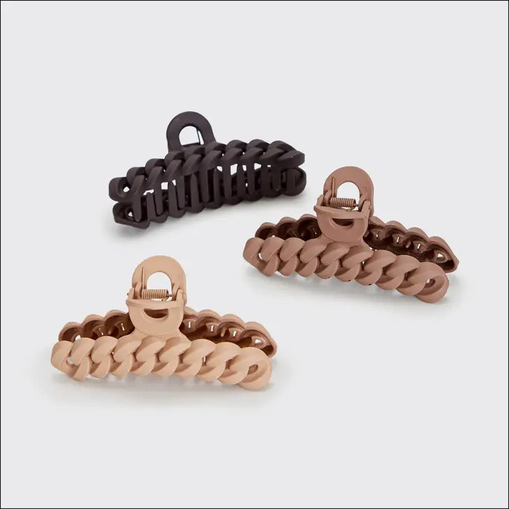 Eco Friendly Chain Claw Clip Set of 3