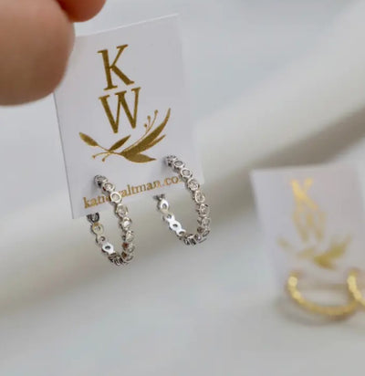 Katie Waltman Earrings-Silver