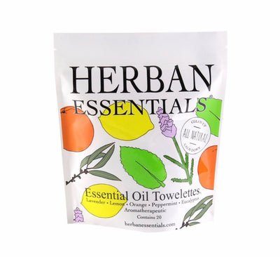 Herban Essentials - Essential Oil Towelettes